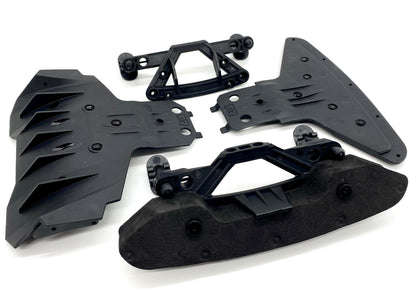 Arrma INFRACTION 4x4 3s BLX - BUMPERS front rear Black ARA4315V3