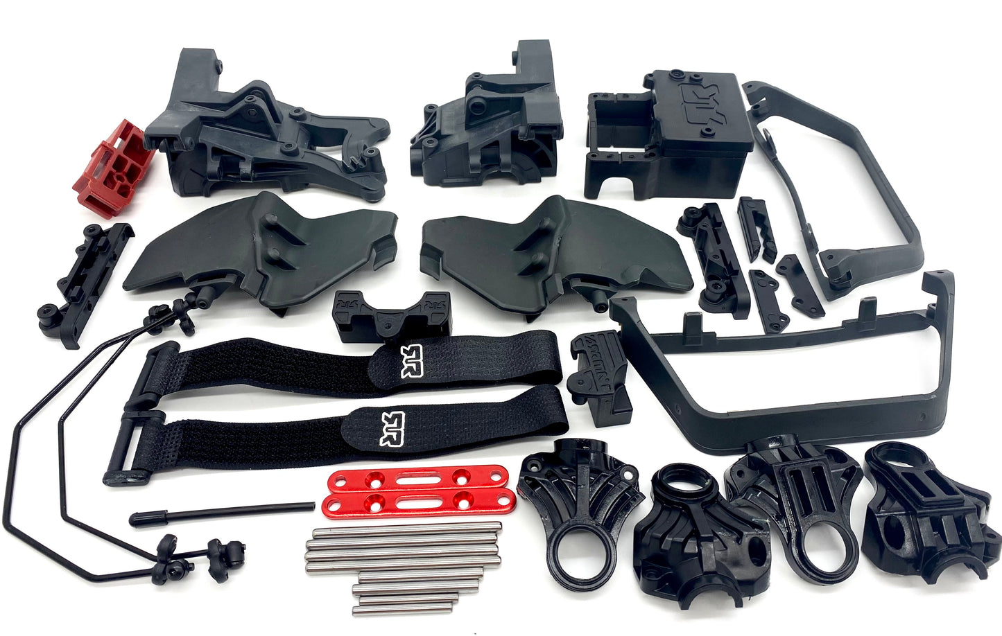 Arrma INFRACTION 4x4 3s BLX - Side Guards Towers Mounts Bulkhead ARA4315v3