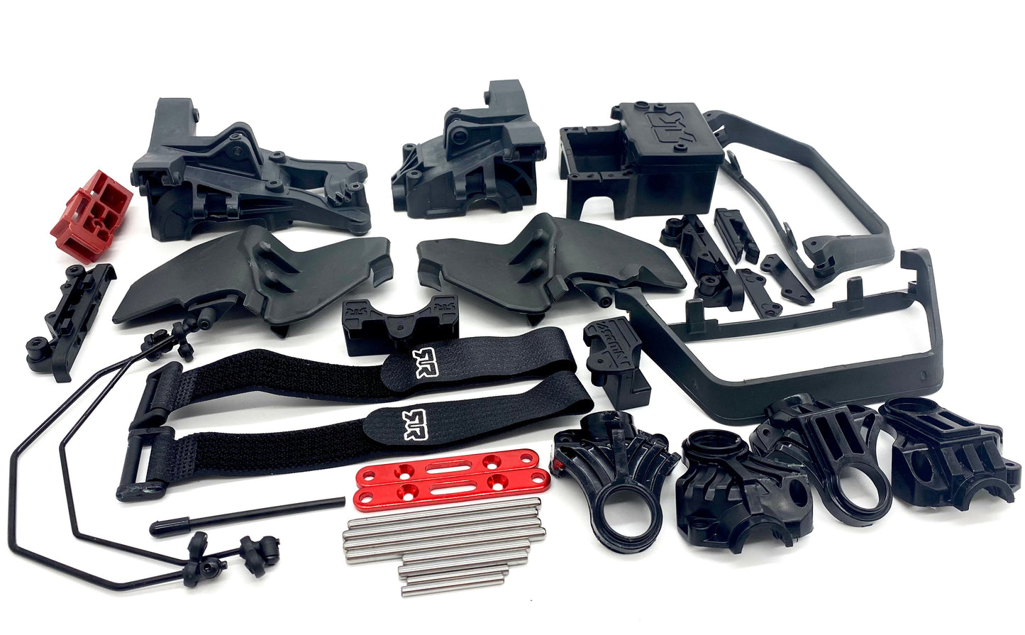 Arrma INFRACTION 4x4 3s BLX - Side Guards Towers Mounts Bulkhead ARA4315v3