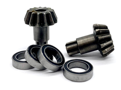 Arrma TYPHON 4x4 223s - Input BEVEL Gears metal 13t & bearings senton ARA4306V4