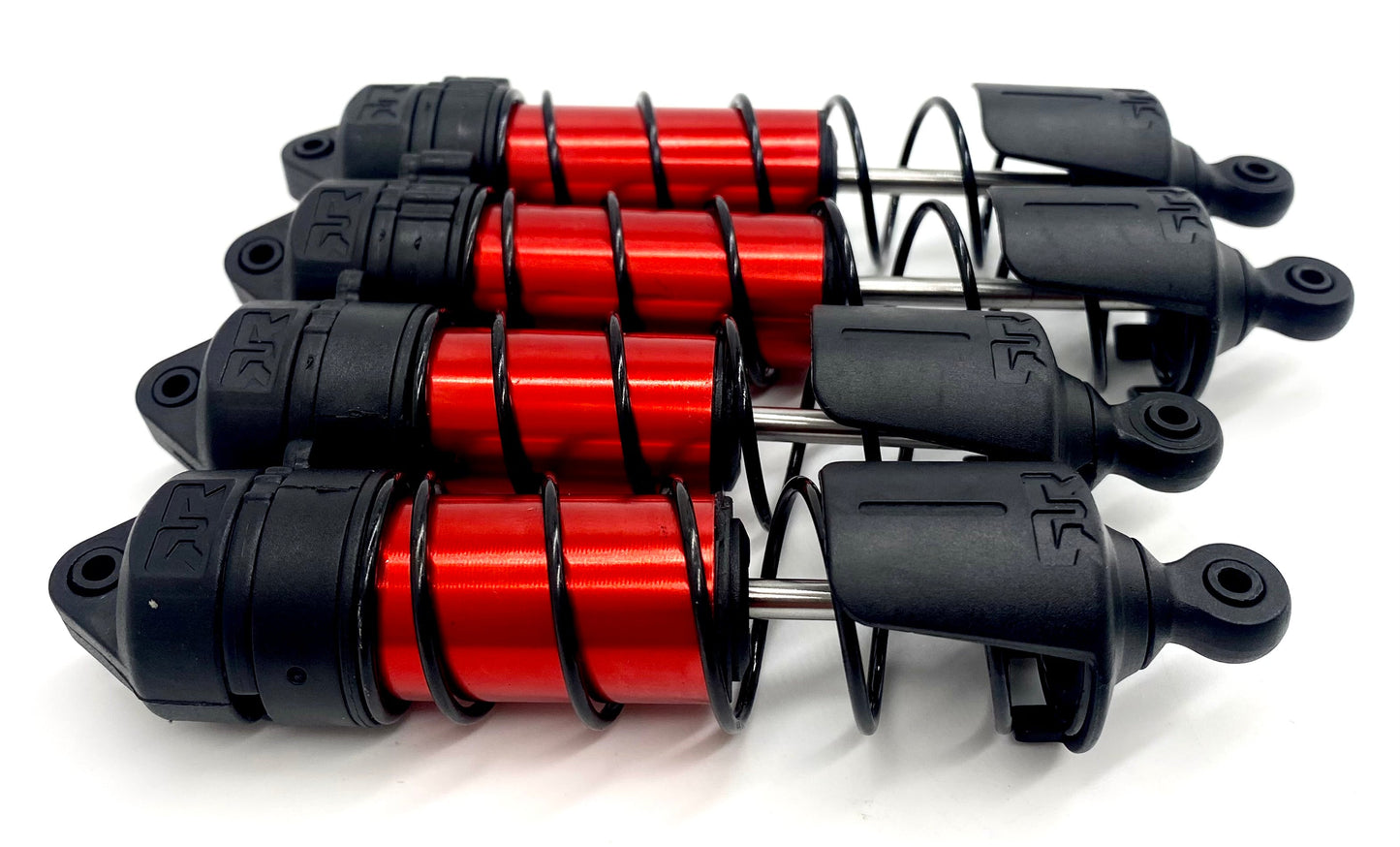 Arrma KRATON 4s 4x4 - F/R Shock Set, 15mm Bore, 111mm/132mm Length, 500cSt Oil  ARA4408V2