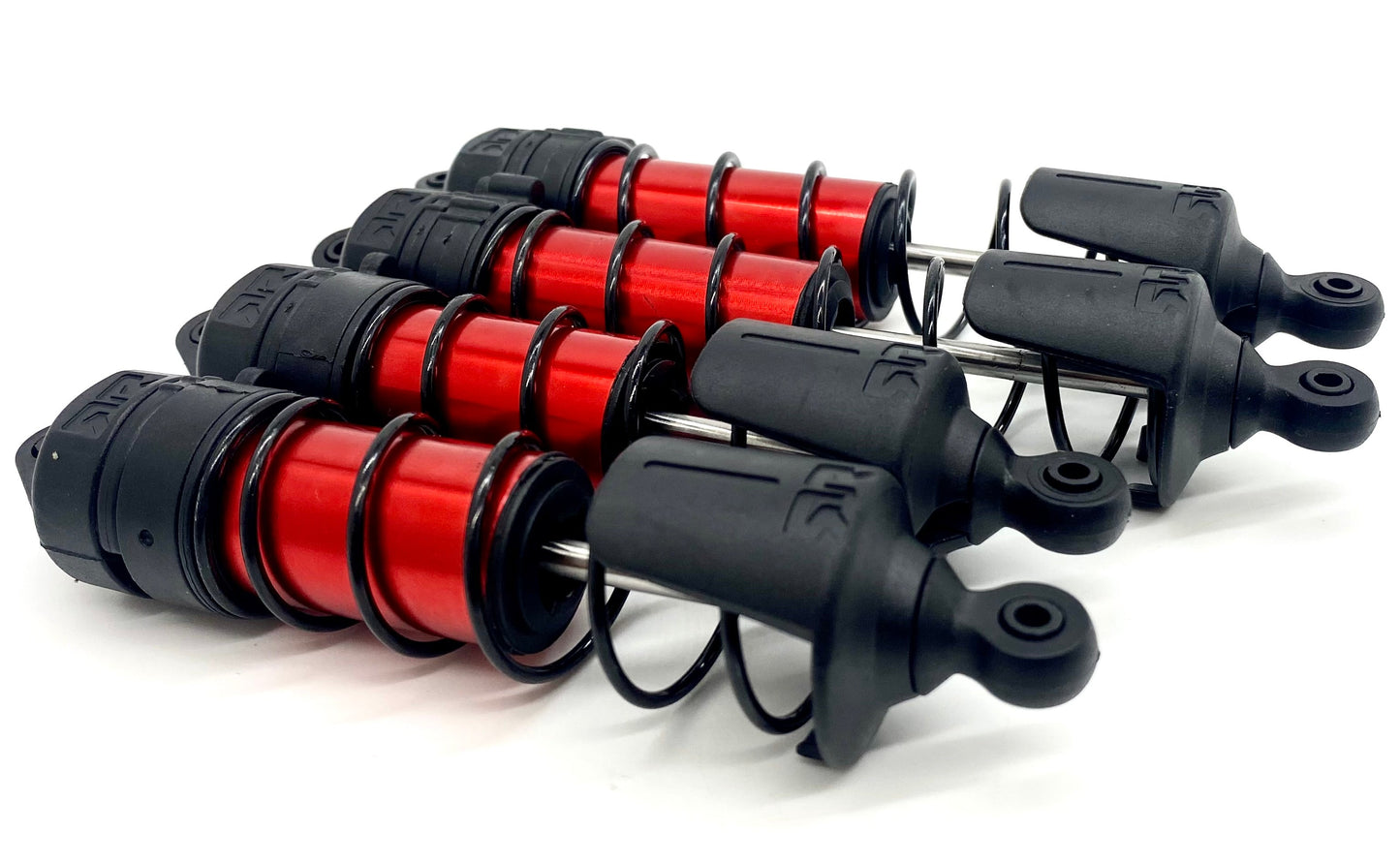Arrma KRATON 4s 4x4 - F/R Shock Set, 15mm Bore, 111mm/132mm Length, 500cSt Oil  ARA4408V2