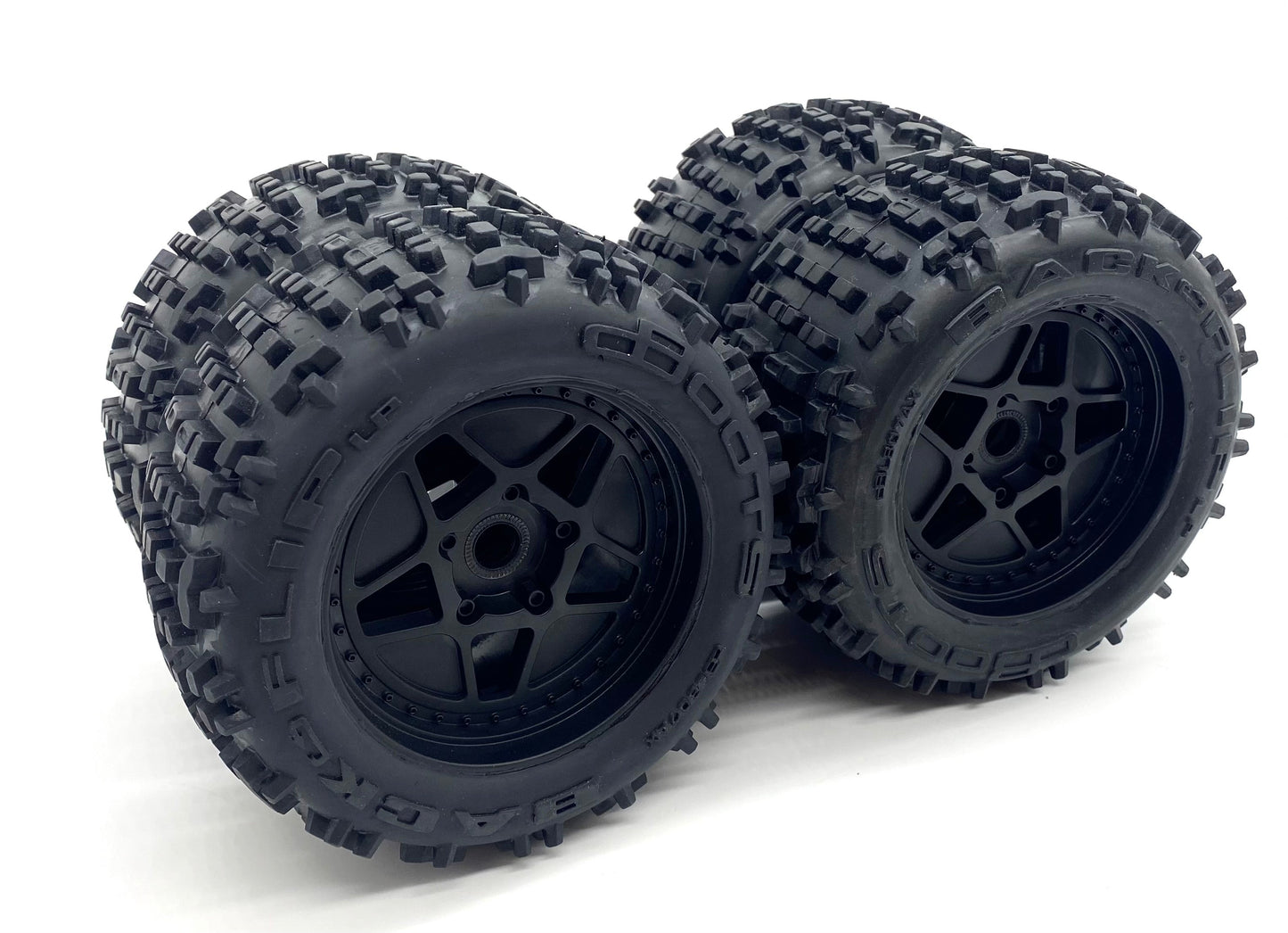 Arrma OUTCAST 4s 4x4 - TIRES & Wheels (tyres dBoots Backflip LP Front/Rear ARA4410V2