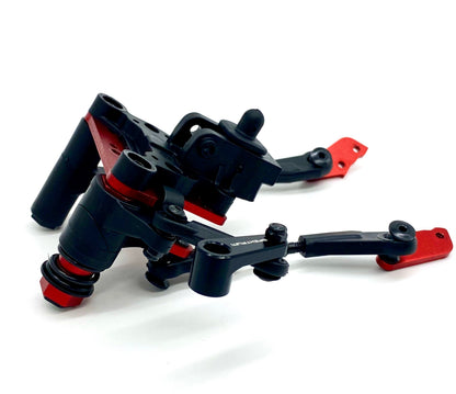 Arrma LIMITLESS V2 6s - STEERING Set bellcrank top plate infraction typhon ARA7116V2