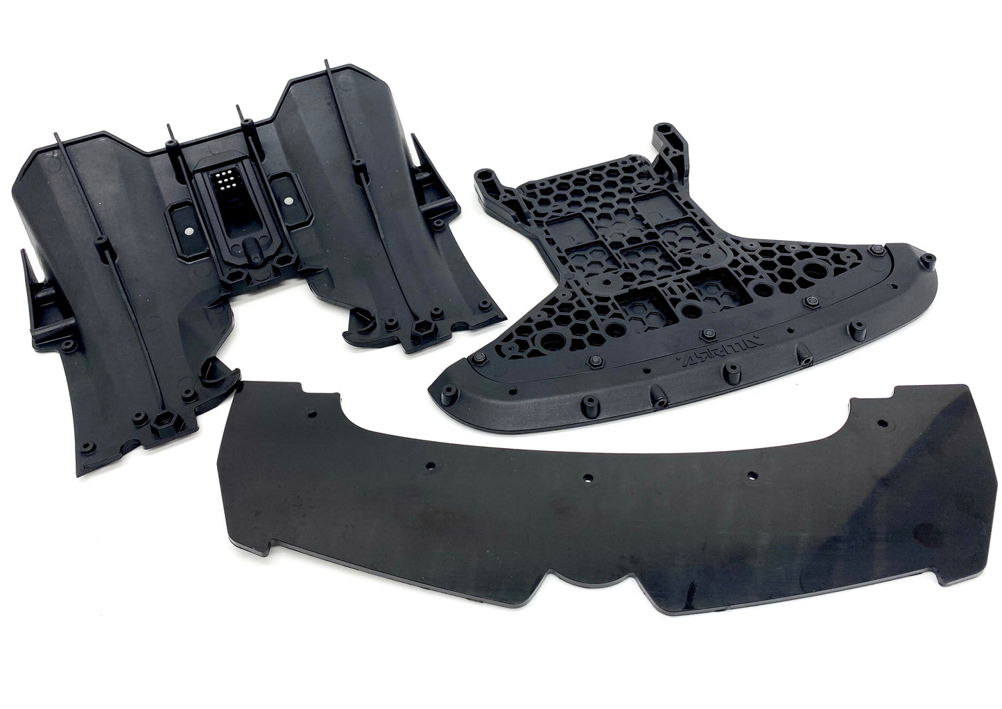 Arrma LIMITLESS v2 6s - FRONT BUMPER mount splitter skid & Diffuser ARA7116V2