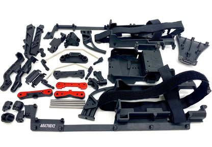 Arrma LIMITLESS v2 6s - Battery Tray Sway Bars Diffuser support brace pin ARA7116V2
