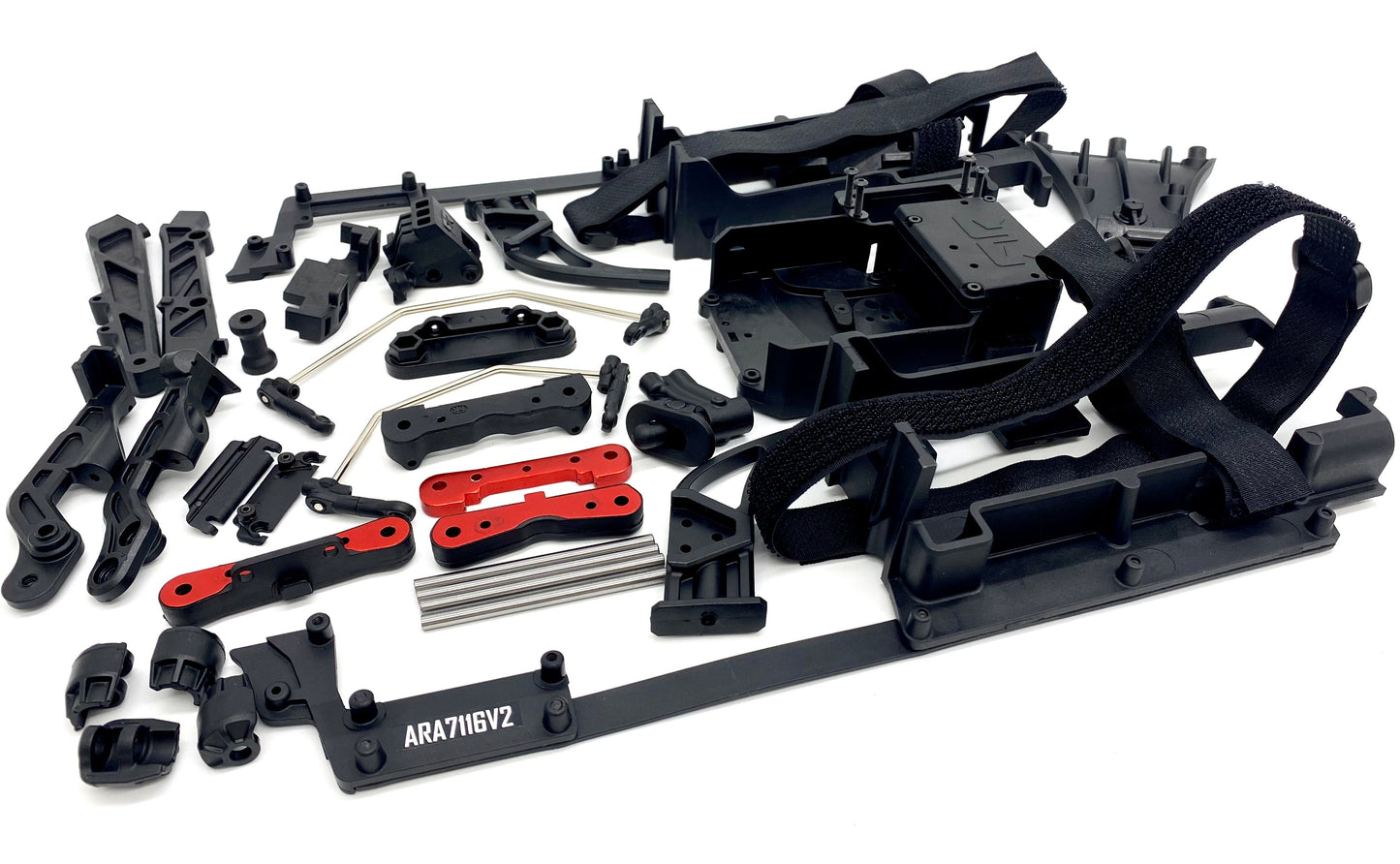 Arrma LIMITLESS v2 6s - Battery Tray Sway Bars Diffuser support brace pin ARA7116V2