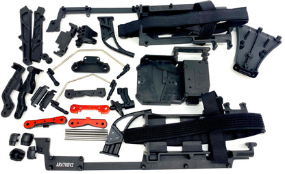 Arrma LIMITLESS v2 6s - Battery Tray Sway Bars Diffuser support brace pin ARA7116V2