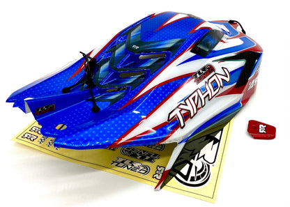 Arrma Typhon TLR - BODY Shell (Red/Blue) polycarbonate cover & Body Pins ARA8406