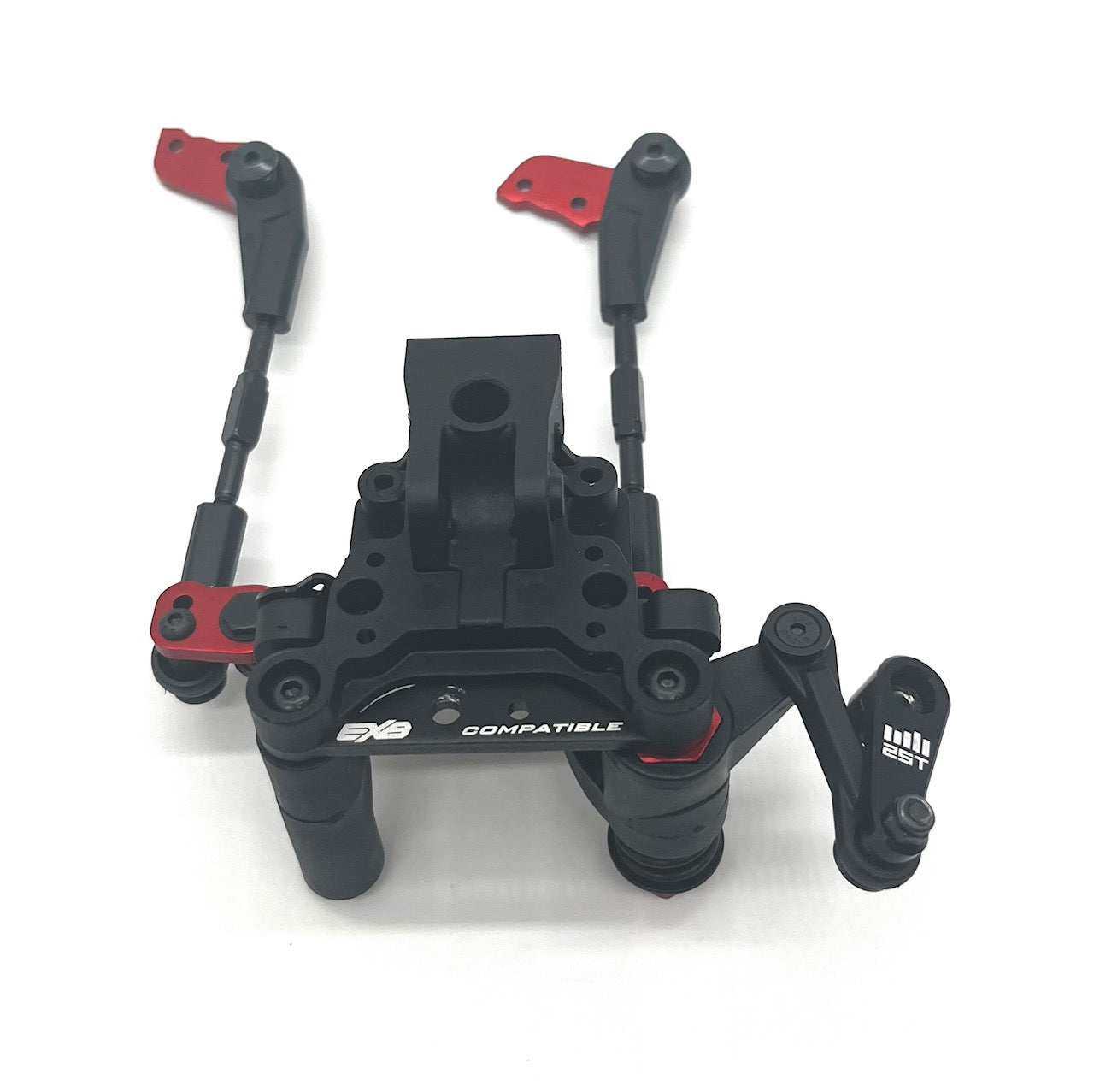 Arrma MOJAVE 6s BLX V2 - STEERING Set 25t Servo Horn bellcrank top plate rack ARA7604V2