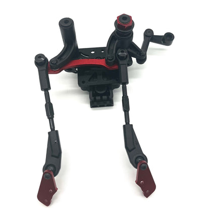 Arrma MOJAVE 6s BLX V2 - STEERING Set 25t Servo Horn bellcrank top plate rack ARA7604V2