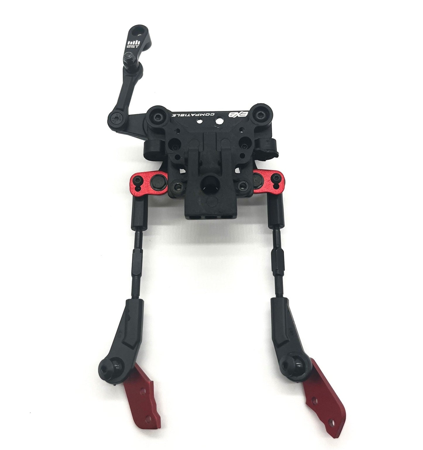 Arrma MOJAVE 6s BLX V2 - STEERING Set 25t Servo Horn bellcrank top plate rack ARA7604V2
