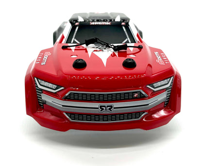 Arrma KRATON 4s 4x4 - Body Shell RED polycarbonate cover, body pins ARA4408V2