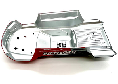 Arrma KRATON 4s 4x4 - Body Shell RED polycarbonate cover, body pins ARA4408V2