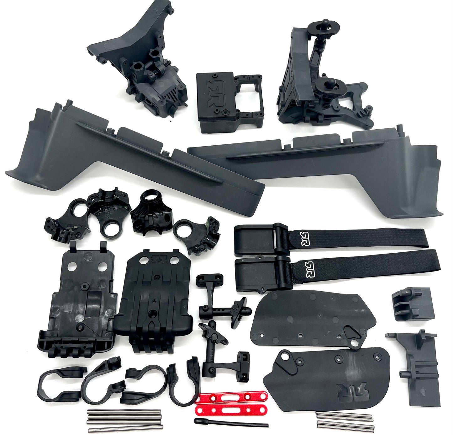 Arrma OUTCAST 4s 4x4 - Side Guards, Battery mount, radio box, wing mount T3/T4 ARA4410V2