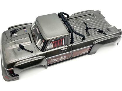 Arrma OUTCAST 4s 4x4 - Body Shell GUNMETAL polycarbonate cover, rollbar, body pins ARA4410V2