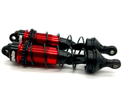 Arrma Kraton 6s EXB - Front Shocks (Assembled Dampers & Springs 117mm red ARA8708V6