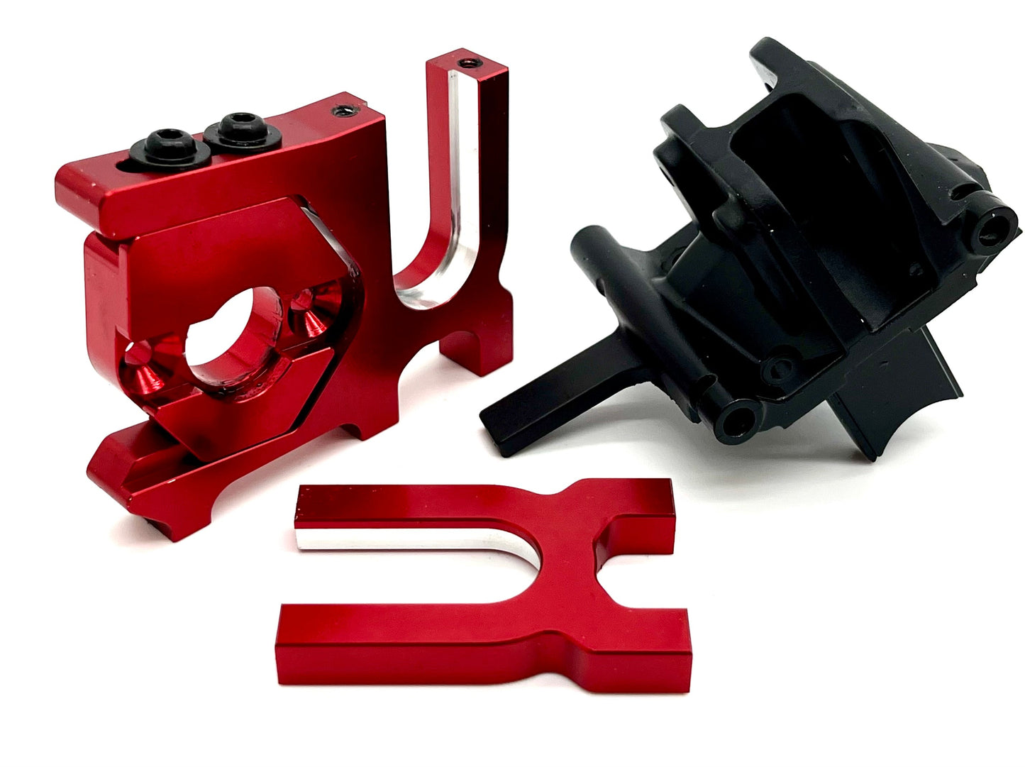 Arrma TALION 6s EXB - RED motor MOUNT sliding Outcast Talion ARA7707V6