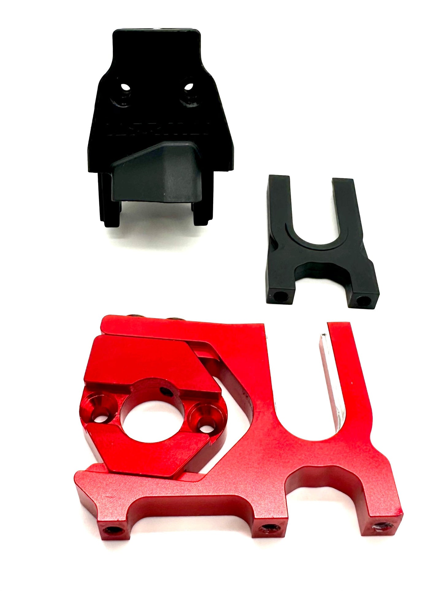 Arrma NOTORIOUS 6s V6 BLX - RED MOUNT for Motor alum sliding w/cover ARA8611V6