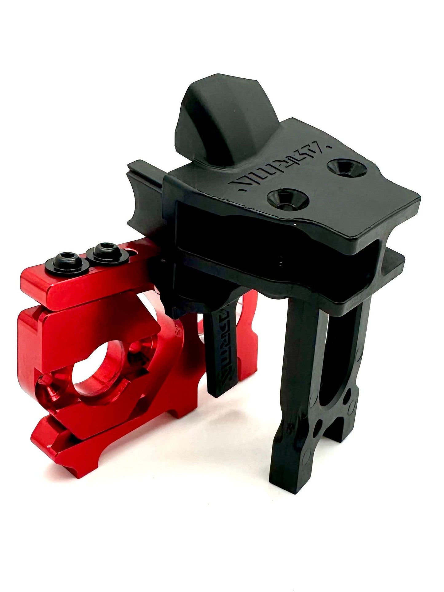 Arrma NOTORIOUS 6s V6 BLX - RED MOUNT for Motor alum sliding w/cover ARA8611V6