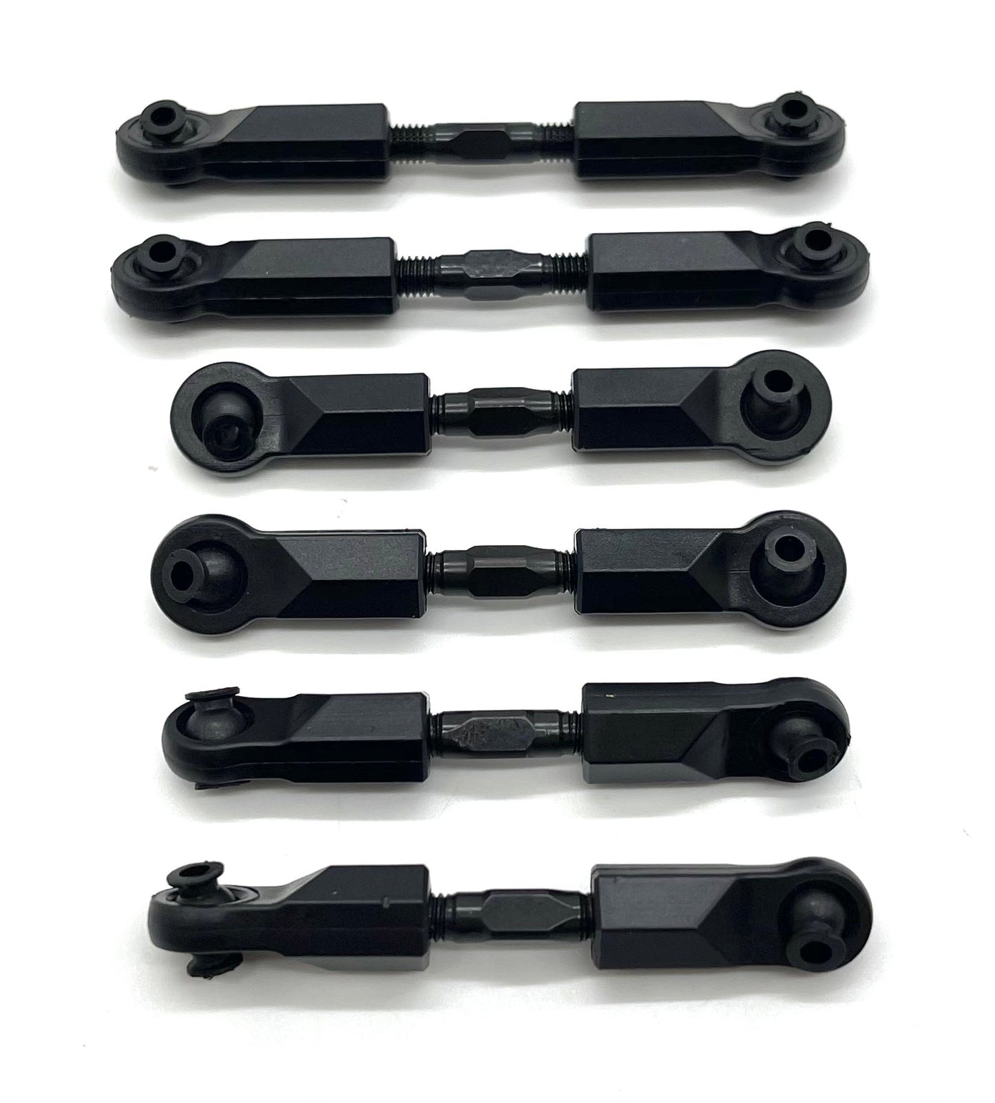 Arrma Mojave 4s 4x4 - Turnbuckles, Steel , M5 x 355mm and 50mm Black w/ball ends ARA4404