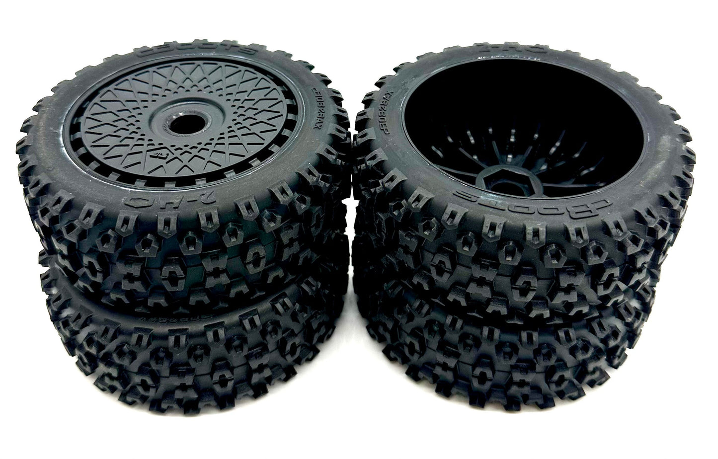 Arrma TYPHON 4x4 223s - TIRES & Wheels (tyres rims DBoots 2HO ARA4306V4