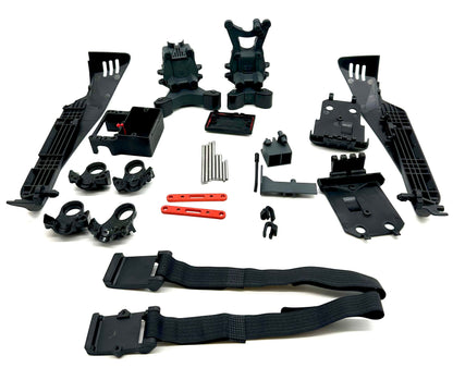 Arrma TYPHON 4x4 223s - Side Guards (Body Mounts, Straps Towers hinge pins Bulkhead) ARA4306V4