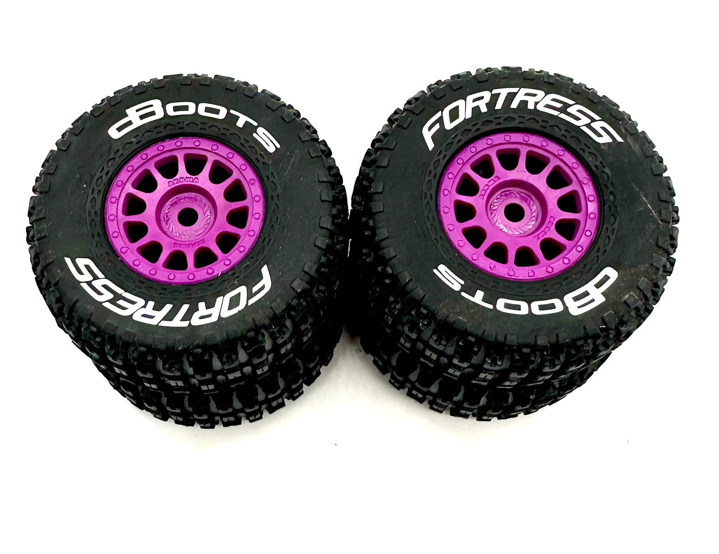 Arrma MOJAVE GROM BLX 223s - Wheels & Tires (PURPLE set of 4) fortress dboots 4x4 ARA2304
