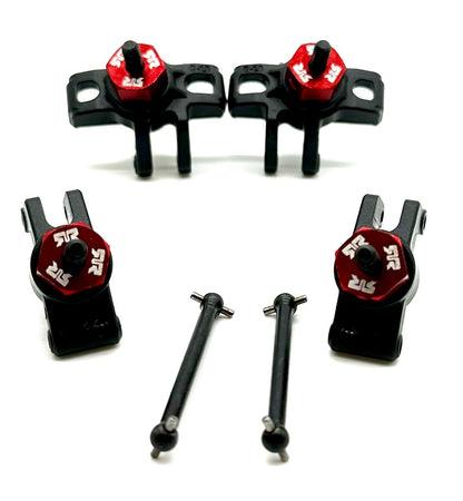 Arrma MOJAVE GROM BLX 223s - DRIVESHAFTS front/rear hubs axles bearings 4x4 ARA2304