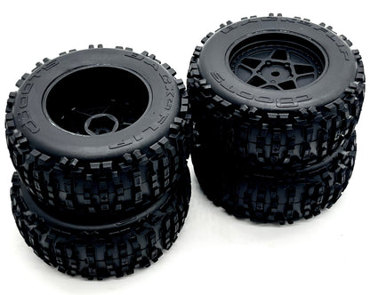 Arrma MINI KRATON 3S - Wheels & Tires (set of 4) dBoots Backflip ARA2508S