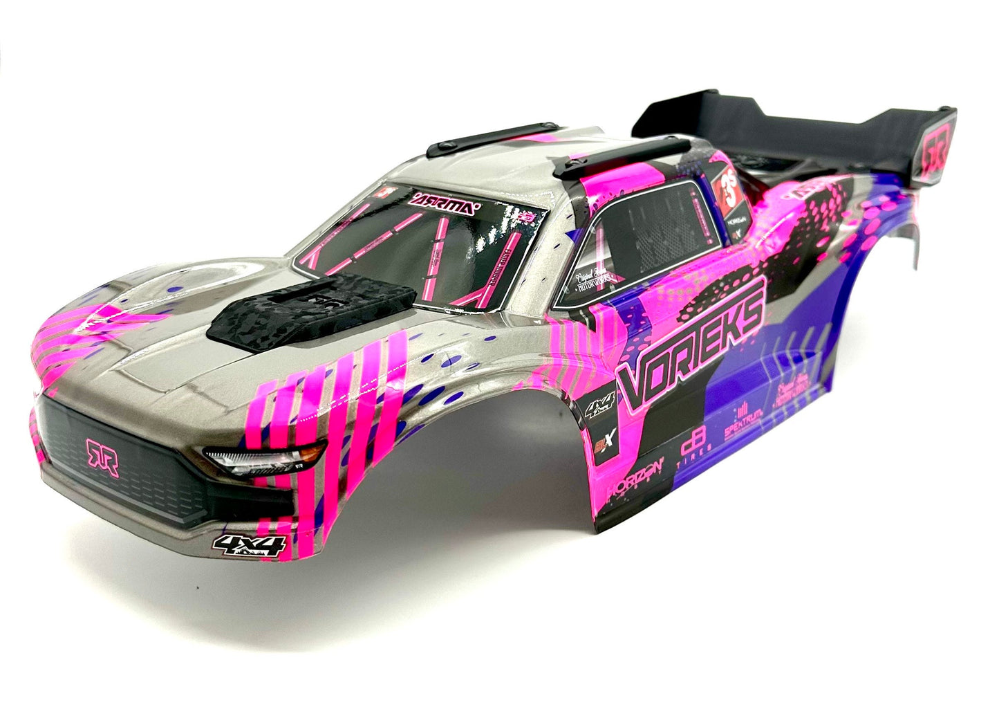 Arrma Vorteks 4x4 223s - Body Shell (Pink Purple painted clipless ARA4305V4