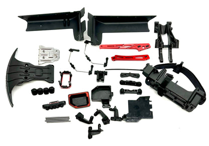 Arrma Kraton 6s EXB - Side Guards, Battery Tray, bumper, wing mount etc ARA8708V6