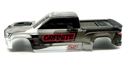 Arrma GRANITE 4x4 223s - Body Shell (Gun Metal painted clipless ARA4302V4