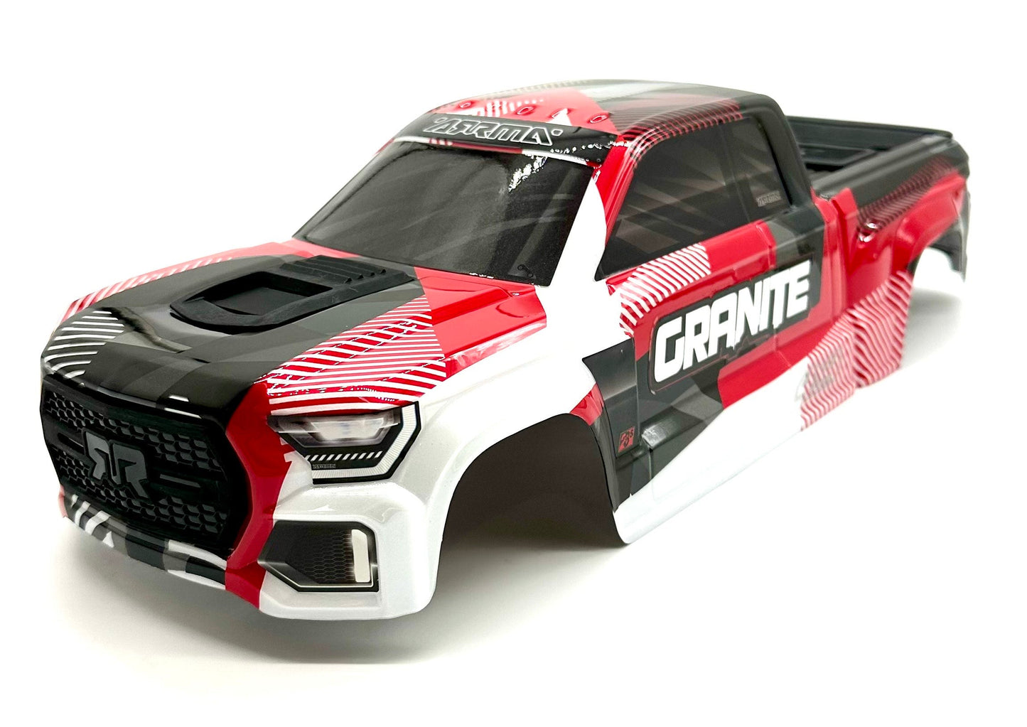 Arrma GRANITE 4x4 223s - Body Shell (Red painted clipless ARA4302V4