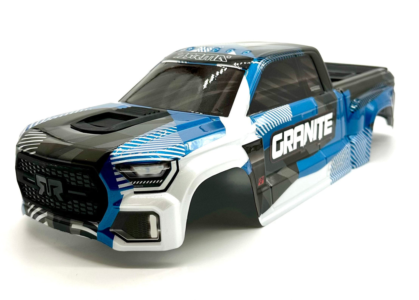 Arrma GRANITE 4x4 223s - Body Shell (Blue painted clipless ARA4302V4
