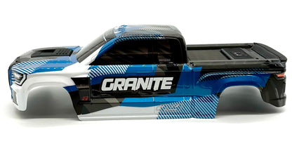 Arrma GRANITE 4x4 223s - Body Shell (Blue painted clipless ARA4302V4