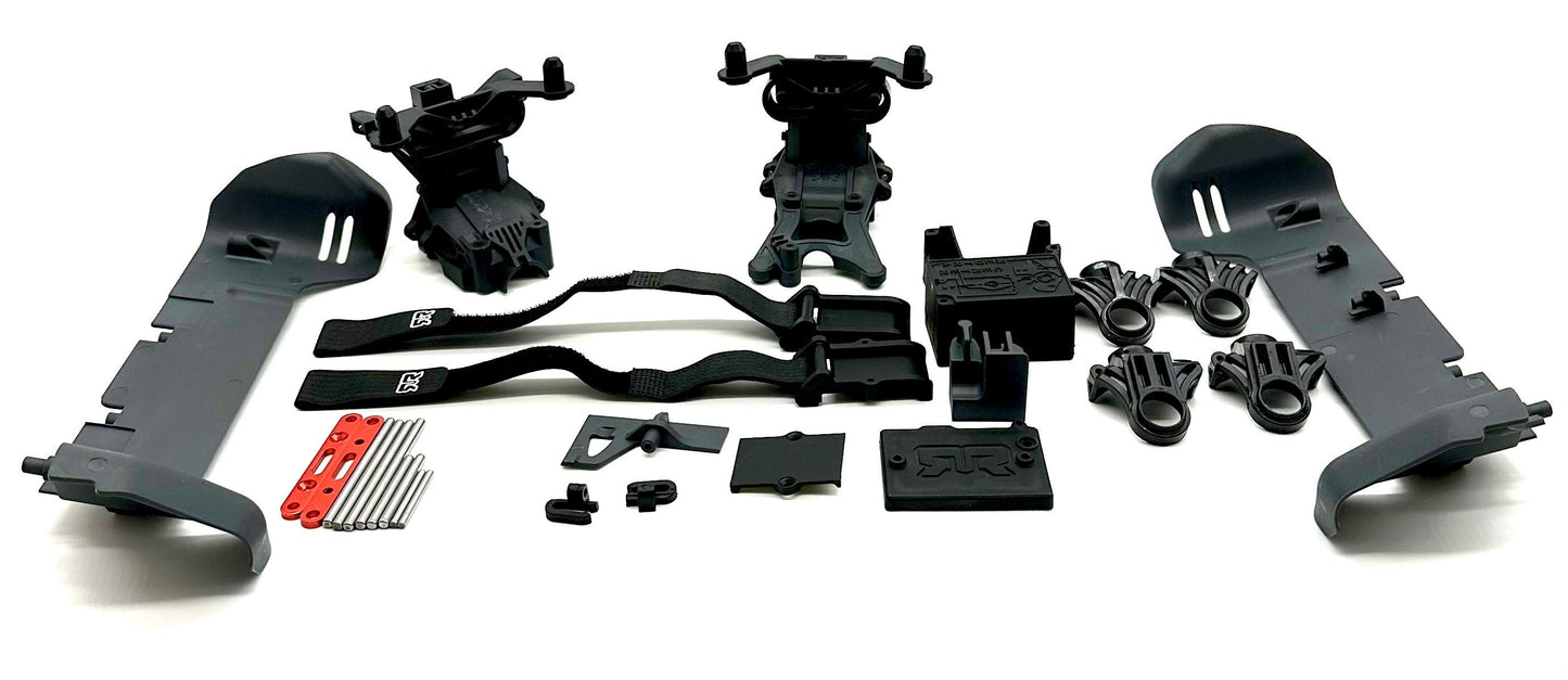 Arrma GRANITE 4x4 223s - Side Guards (Body Mounts, Straps, Hinge pins, Bulkhead) ARA4302V4