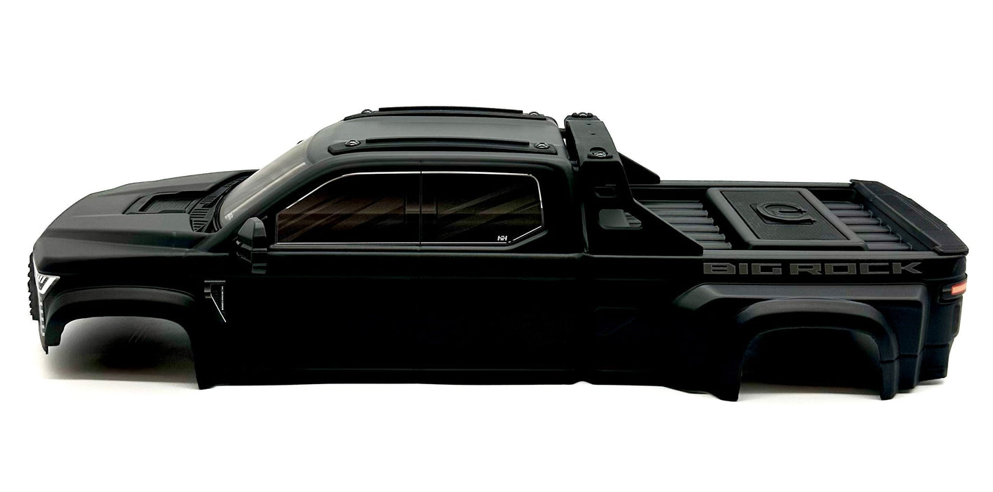 Arrma Big Rock 4x4 223s - Body Shell (Matte Black painted clipless ARA4312V4