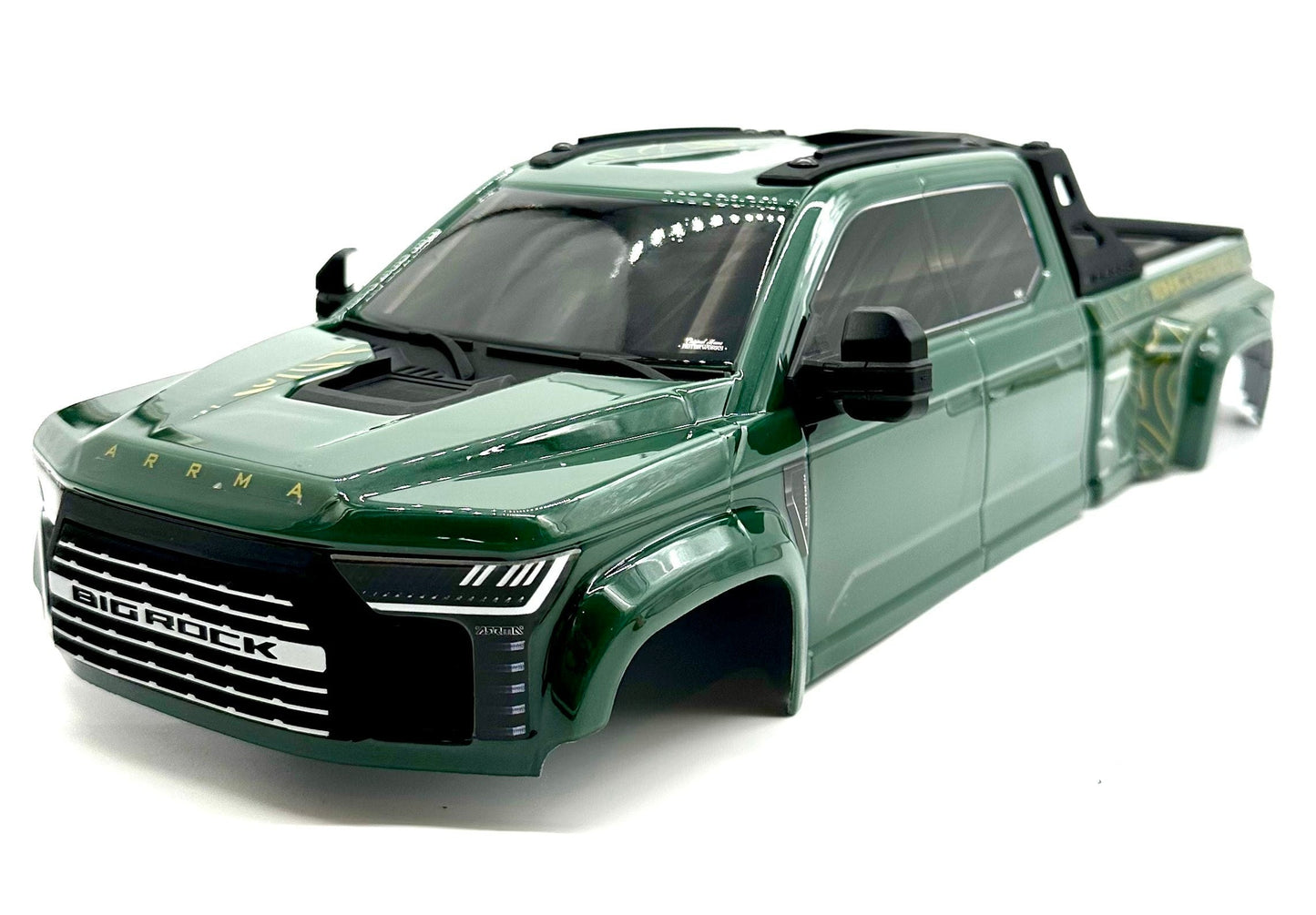 Arrma Big Rock 4x4 223s - Body Shell (Green painted clipless ARA4312V4