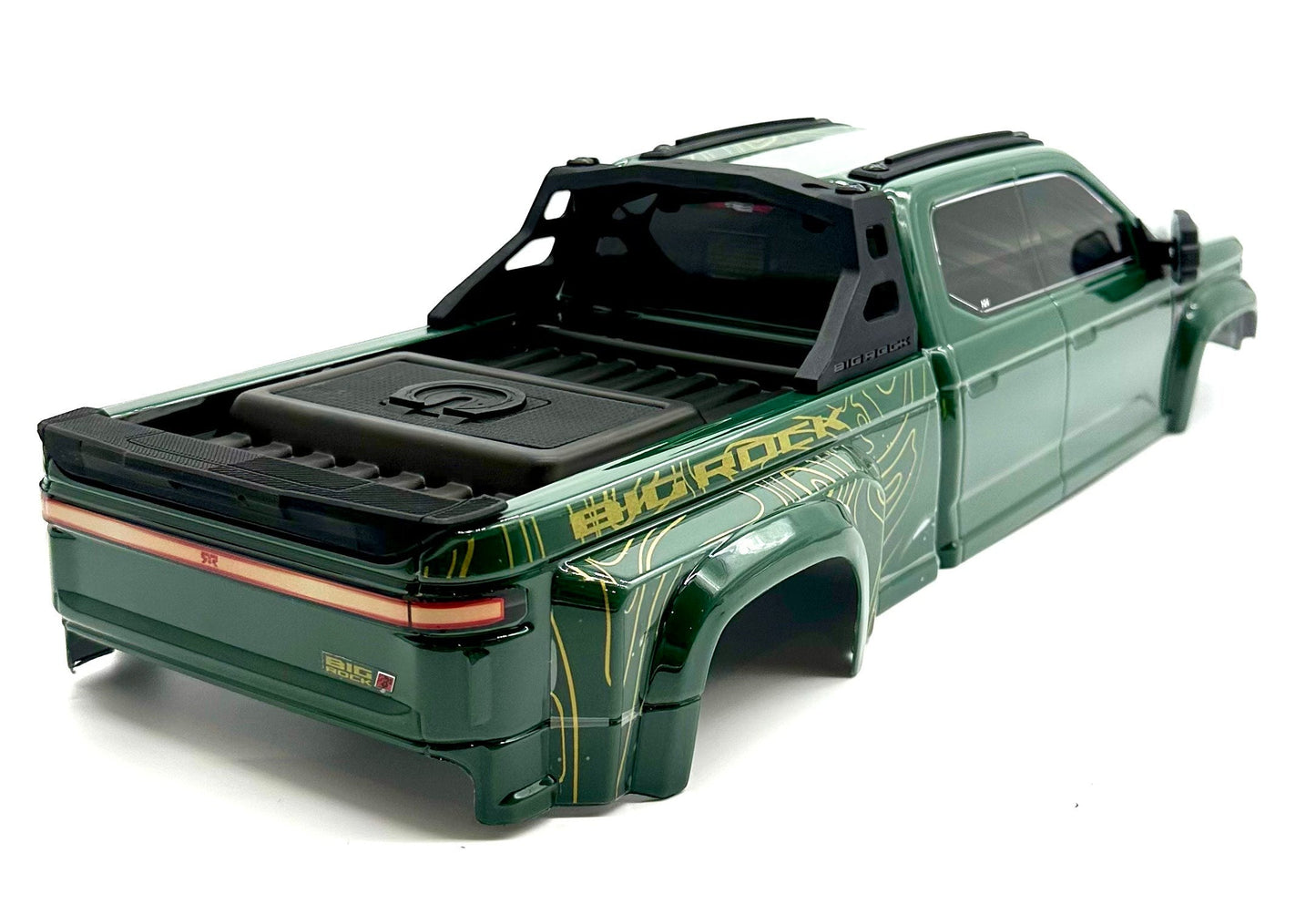 Arrma Big Rock 4x4 223s - Body Shell (Green painted clipless ARA4312V4