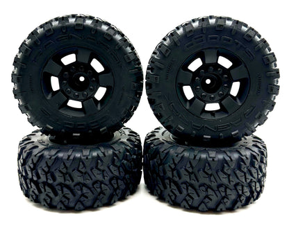 Arrma Big Rock 4x4 223s - TIRES & Wheels (DBOOTS  'Ragnarok MT' Tires ARA4312V4
