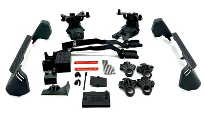 Arrma Big Rock 4x4 223s - Side Guards (Body Mounts, Straps, Hinge pins, Bulkhead) ARA4312V4