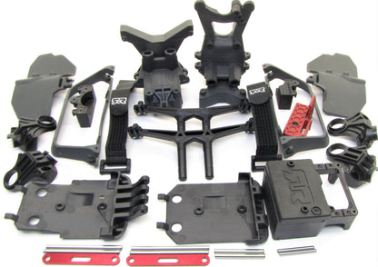 Arrma SENTON 4x4 3s BLX - Side Guards, Towers Mounts Bulkhead ARA4303V3