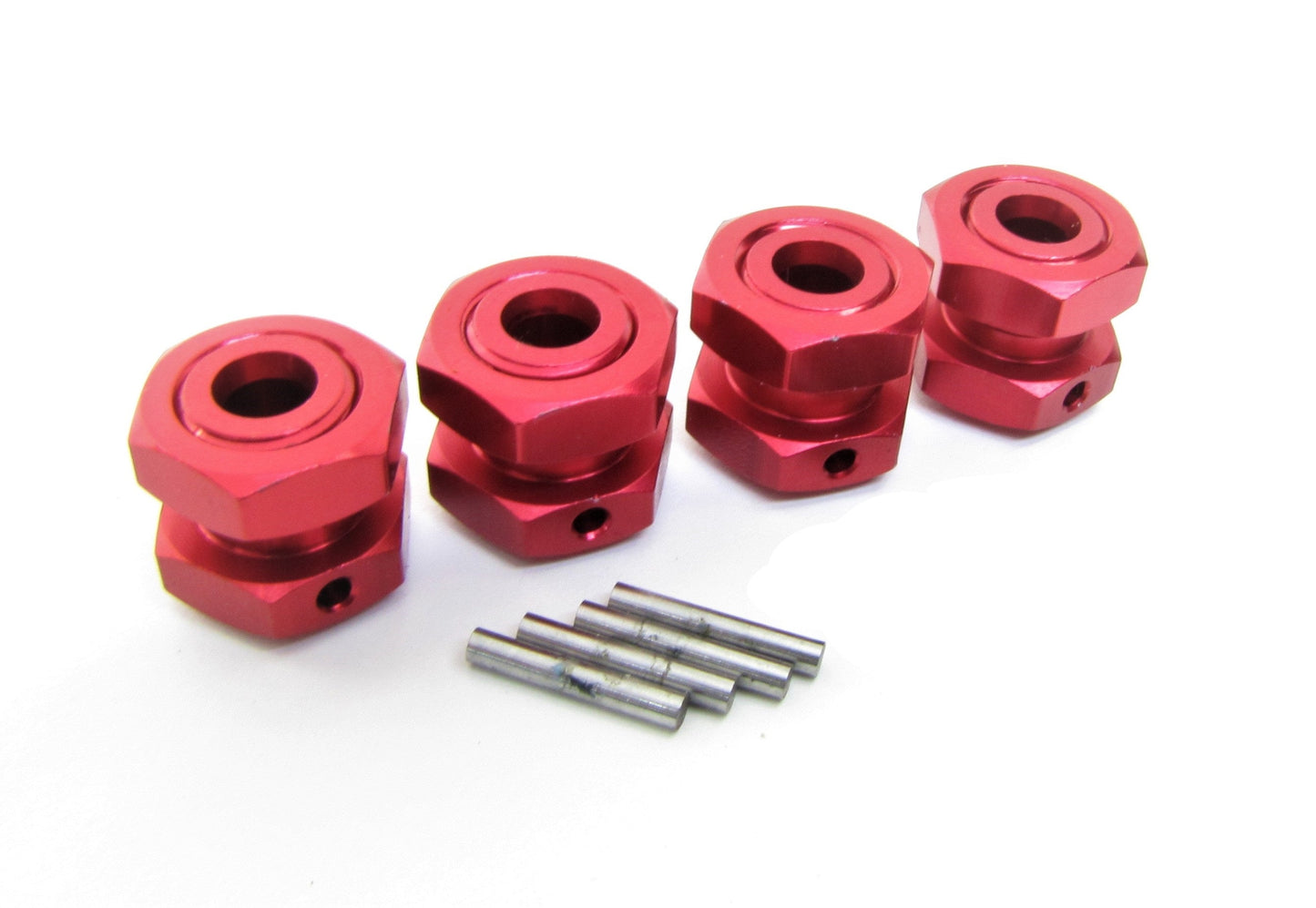 Arrma TYPHON 4x4 223s - 17mm RED Aluminum wheel HEX HUBS Nuts ARA4306V4