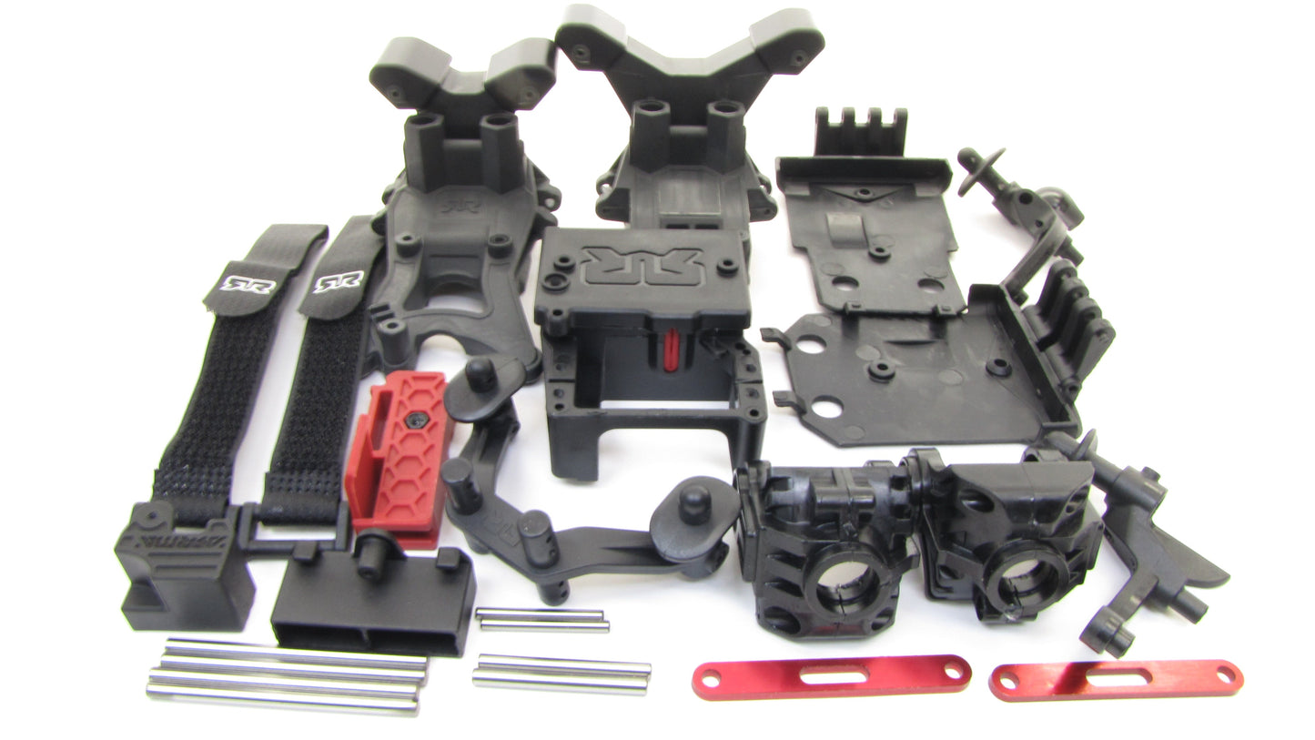 Arrma TYPHON 4x4 3s BLX - Body Mounts, Straps Towers hinge pins Bulkhead ARA4306V3