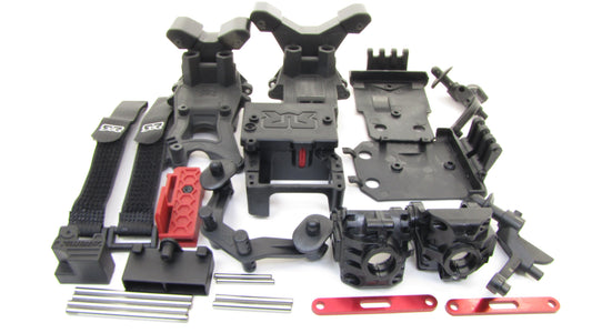 Arrma TYPHON 4x4 3s BLX - Body Mounts, Straps Towers hinge pins Bulkhead ARA4306V3