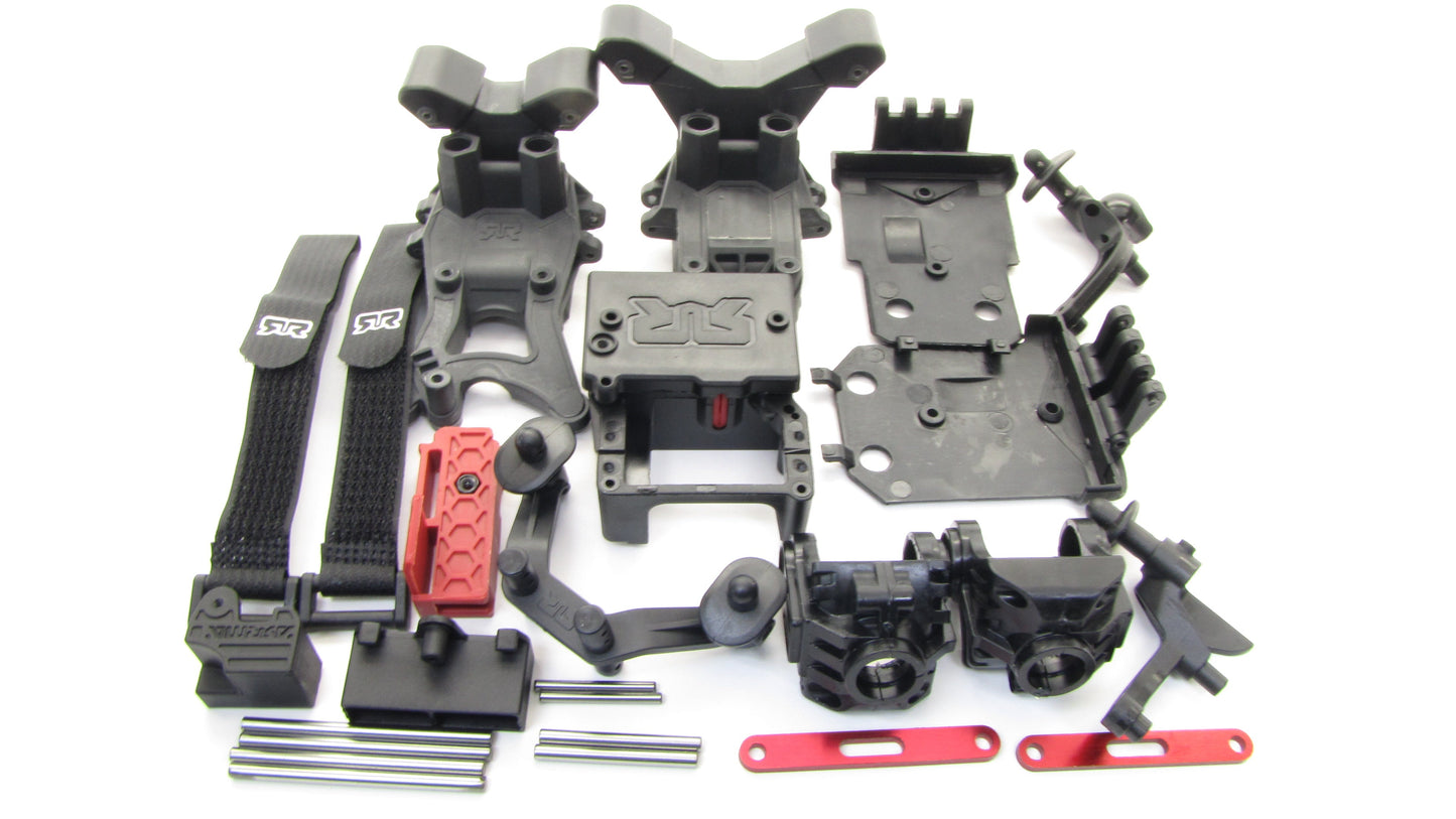 Arrma TYPHON 4x4 3s BLX - Body Mounts, Straps Towers hinge pins Bulkhead ARA4306V3