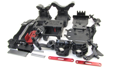 Arrma TYPHON 4x4 3s BLX - Body Mounts, Straps Towers hinge pins Bulkhead ARA4306V3
