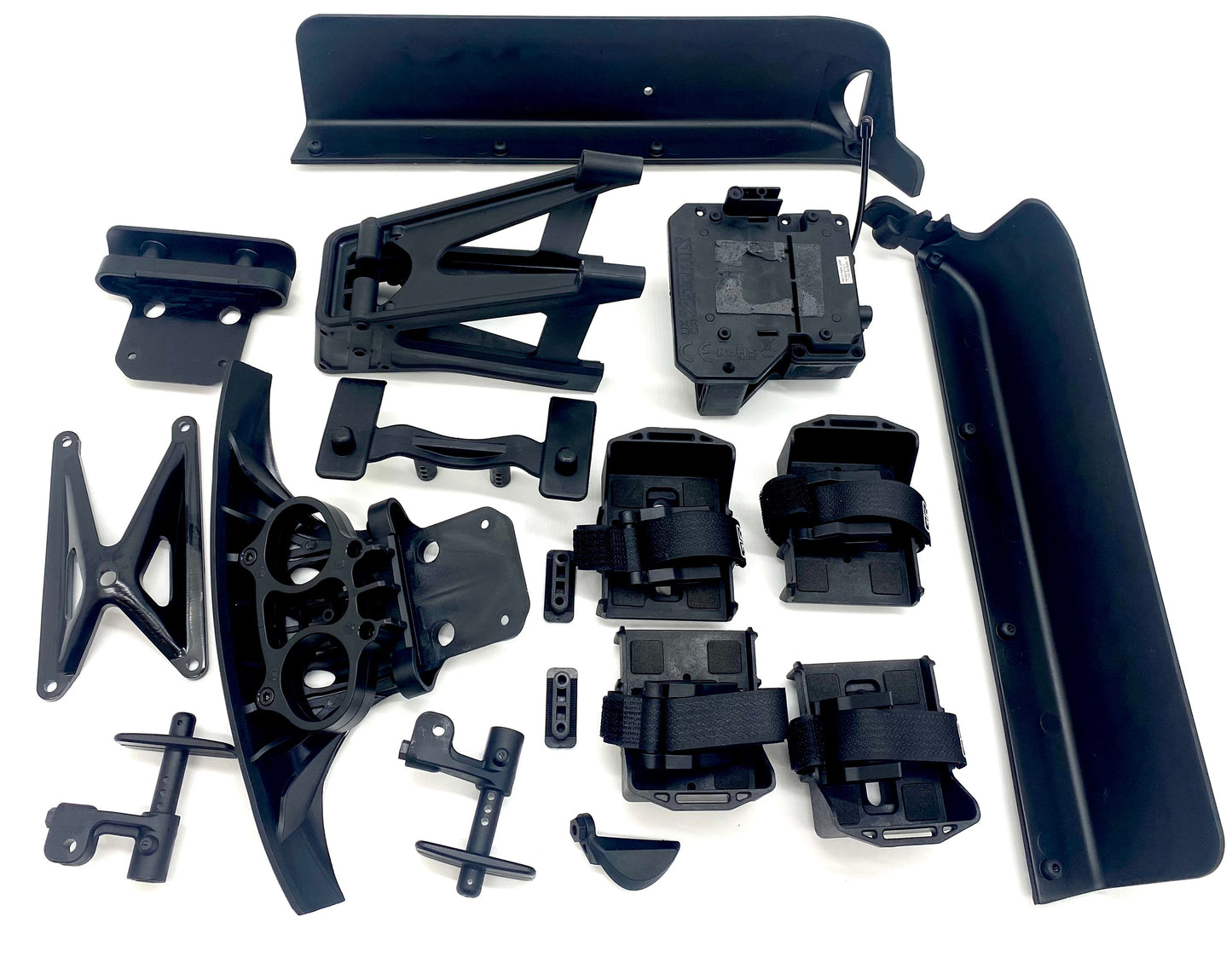 KRATON 8S EXB - Side Guards, Battery Tray V2 roll tower Body Post Arrma 1/5 ARA5808V2