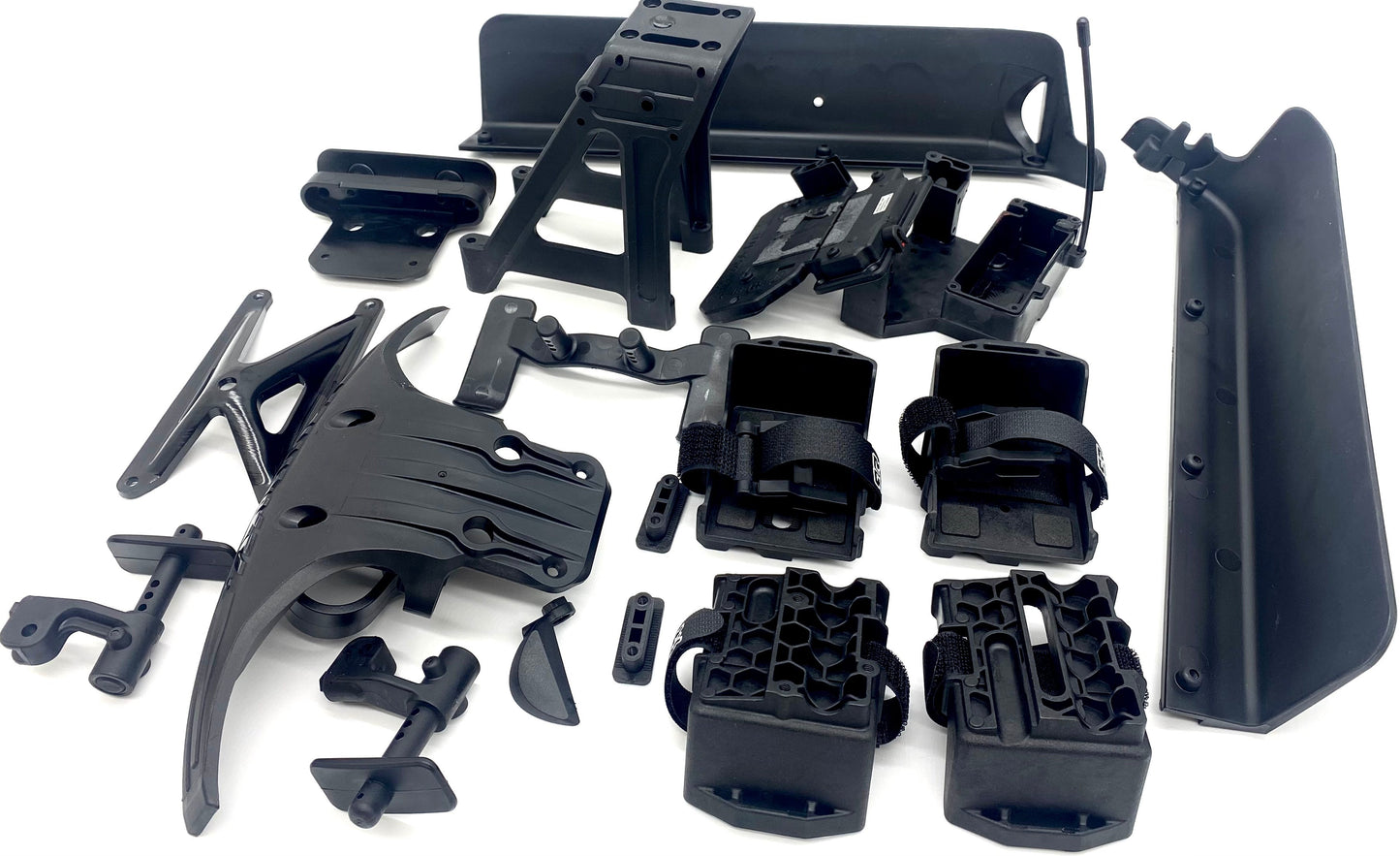 KRATON 8S EXB - Side Guards, Battery Tray V2 roll tower Body Post Arrma 1/5 ARA5808V2